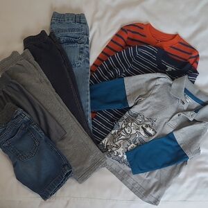 Boys Clothing Bundle - Tops And Bottoms - Size 3T